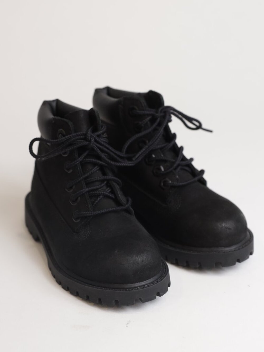 Timberland Toddler Premium 6in Waterproof Boots - Black Nubuck Size US 9